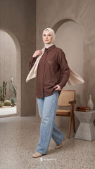 FREYA LINEN (DARK BROWN)