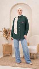 FREYA LINEN (EMERALD GREEN)