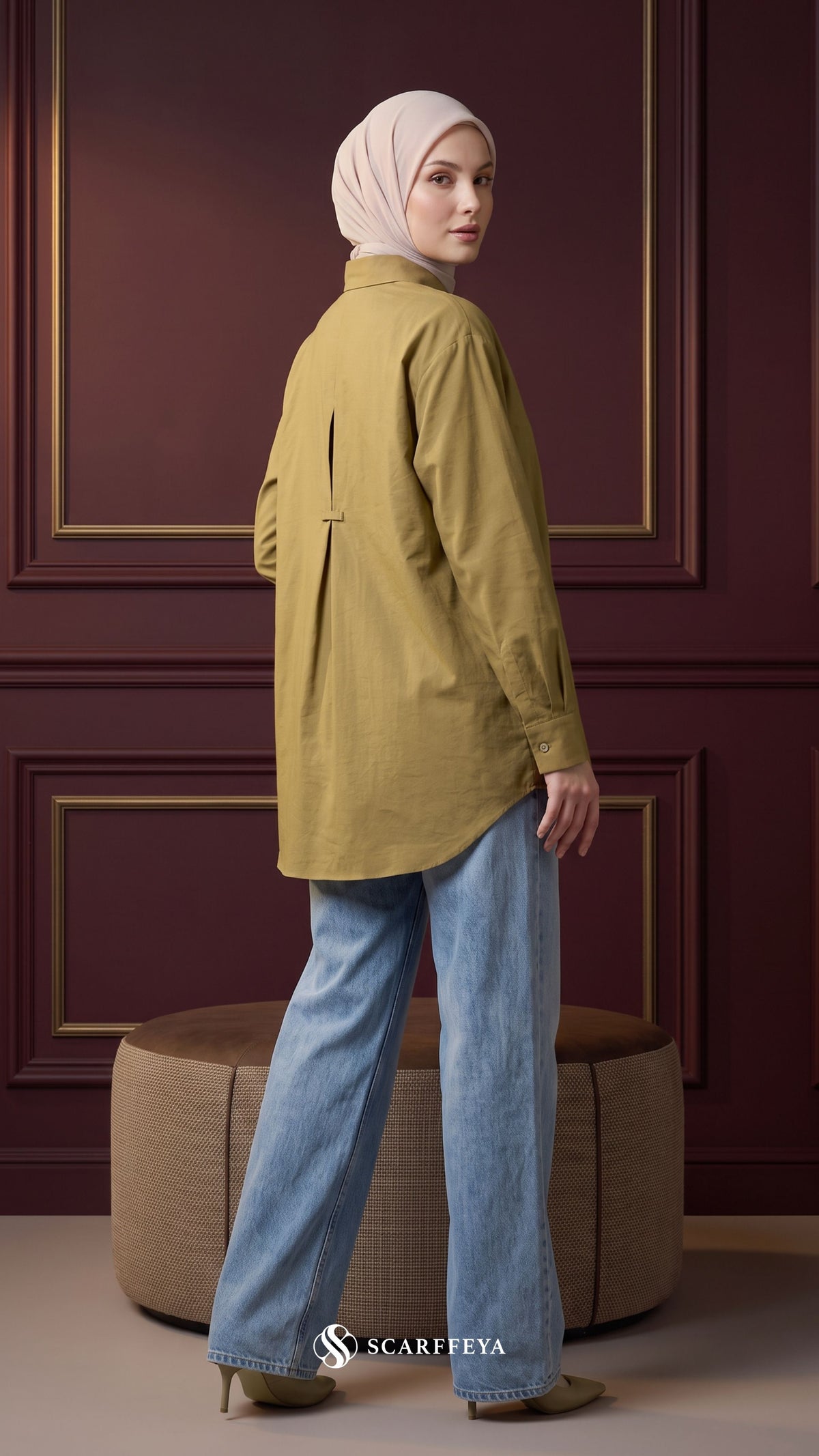MOURA CASUAL SHIRT (AMBER OLIVE)