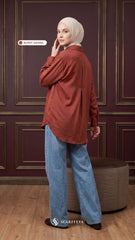 MOURA CASUAL SHIRT (BURNT SIENNA)