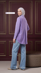 MOURA CASUAL SHIRT (MISTY LAVENDER)