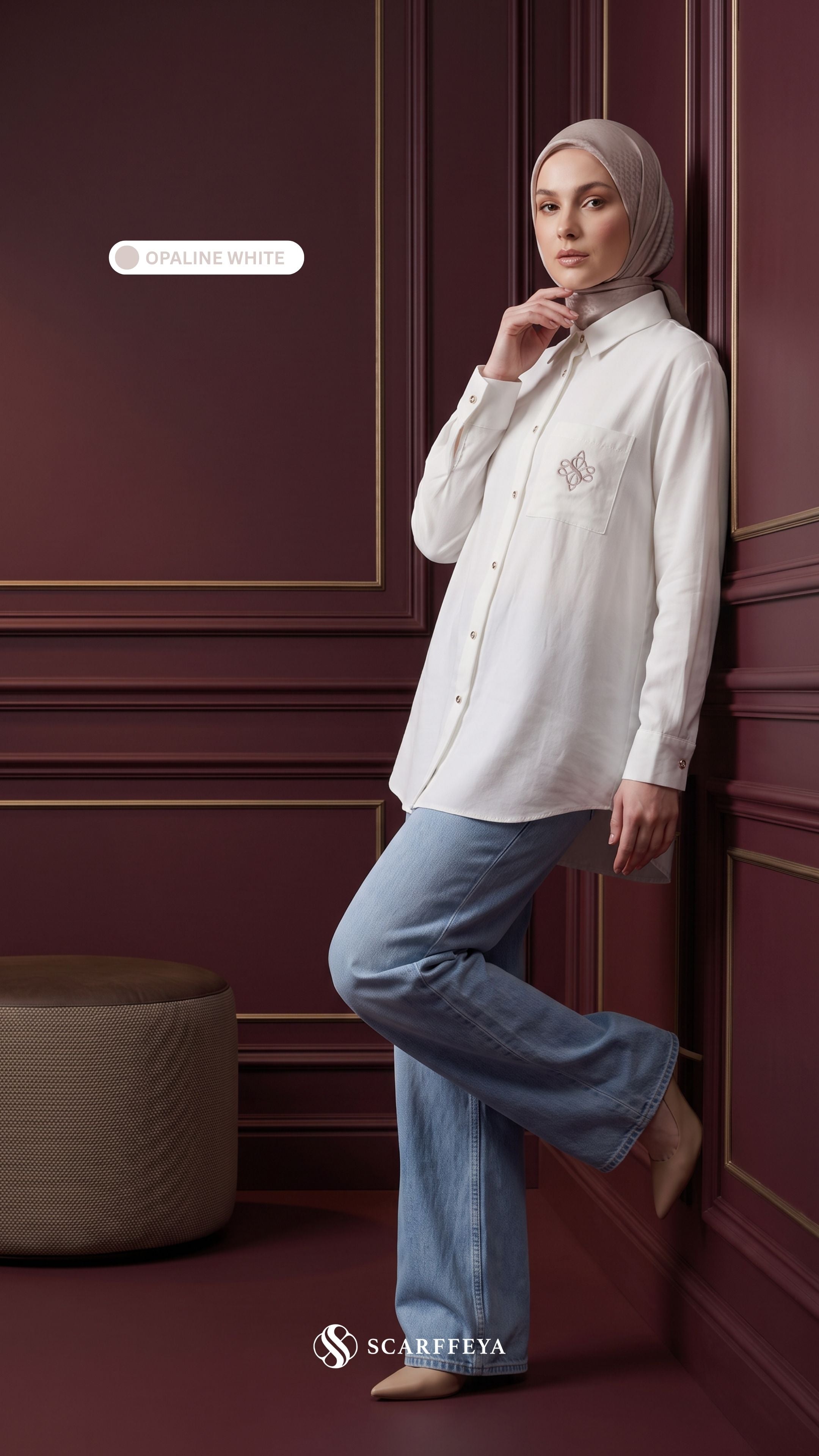 MOURA CASUAL SHIRT (OPALINE WHITE)