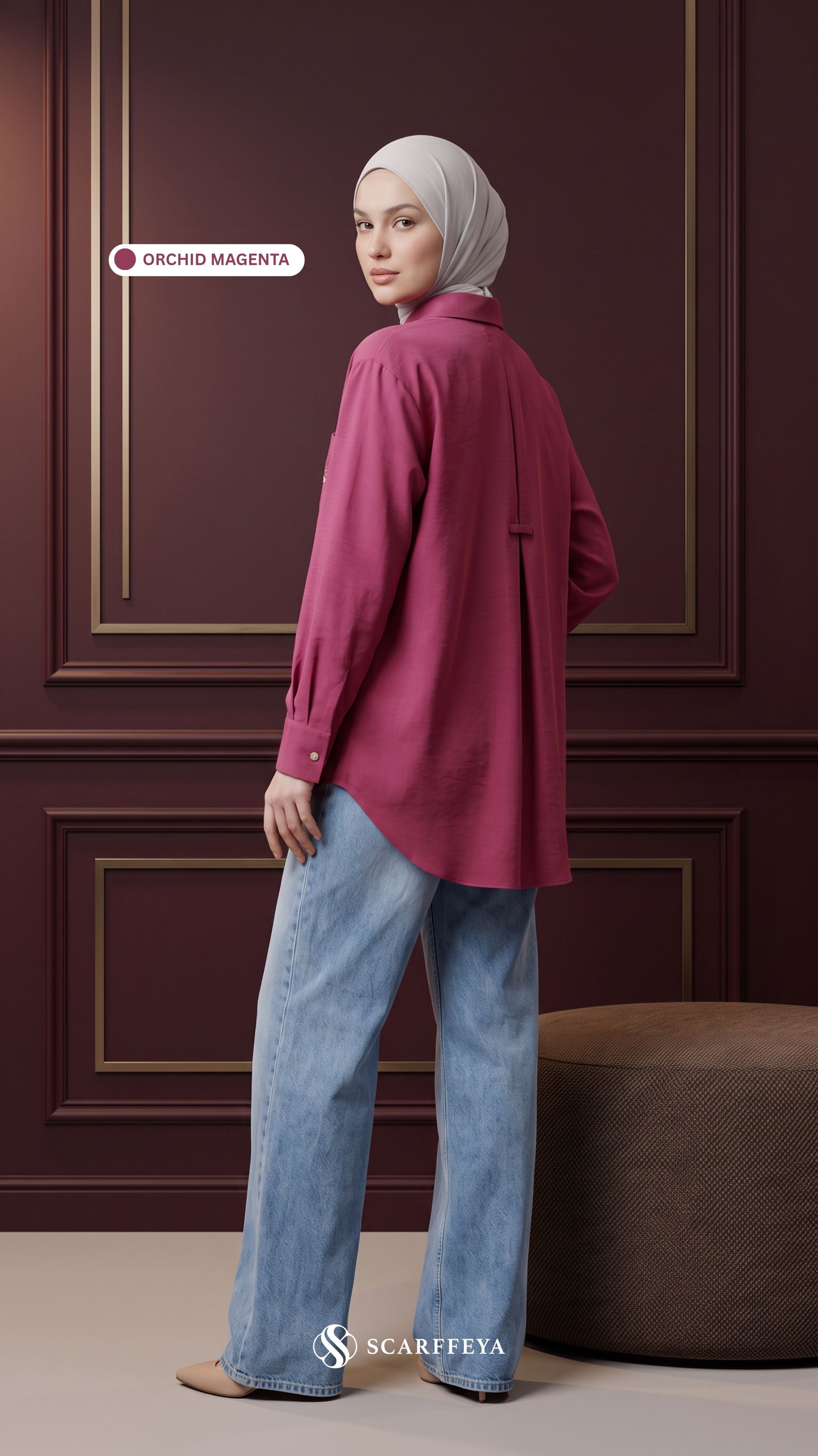 MOURA CASUAL SHIRT (ORCHID MAGENTA)