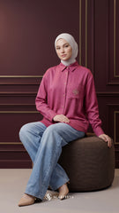 MOURA CASUAL SHIRT (ORCHID MAGENTA)