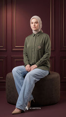 MOURA CASUAL SHIRT (ORIENTAL GREEN)
