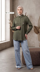 MOURA CASUAL SHIRT (ORIENTAL GREEN)