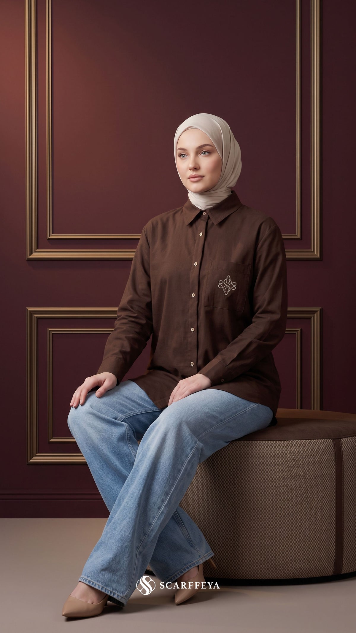 MOURA CASUAL SHIRT (RICH BROWN)