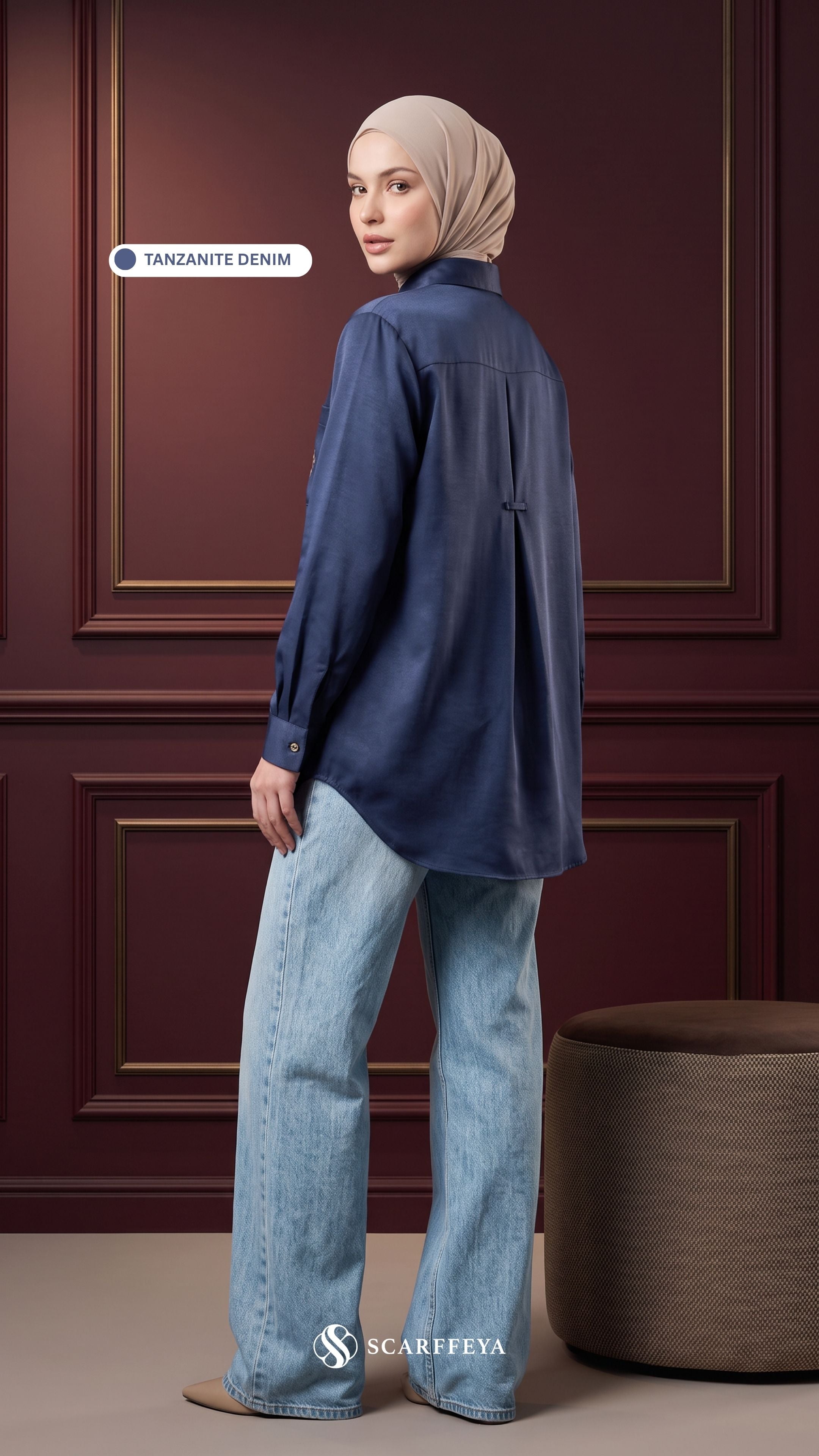 MOURA CASUAL SHIRT (TANZANITE DENIM)