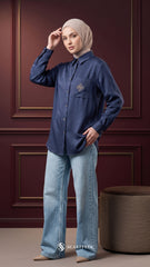 MOURA CASUAL SHIRT (TANZANITE DENIM)