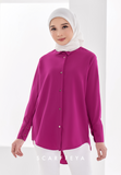 KELLY CASUAL BLOUSE - HOT PINK