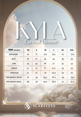 KYLA CASUAL BLOUSE (OLIVE GOLD)