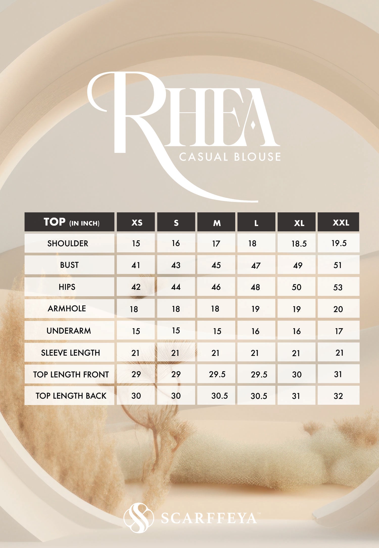 RHEA BLOUSE (STEEL BLUE)