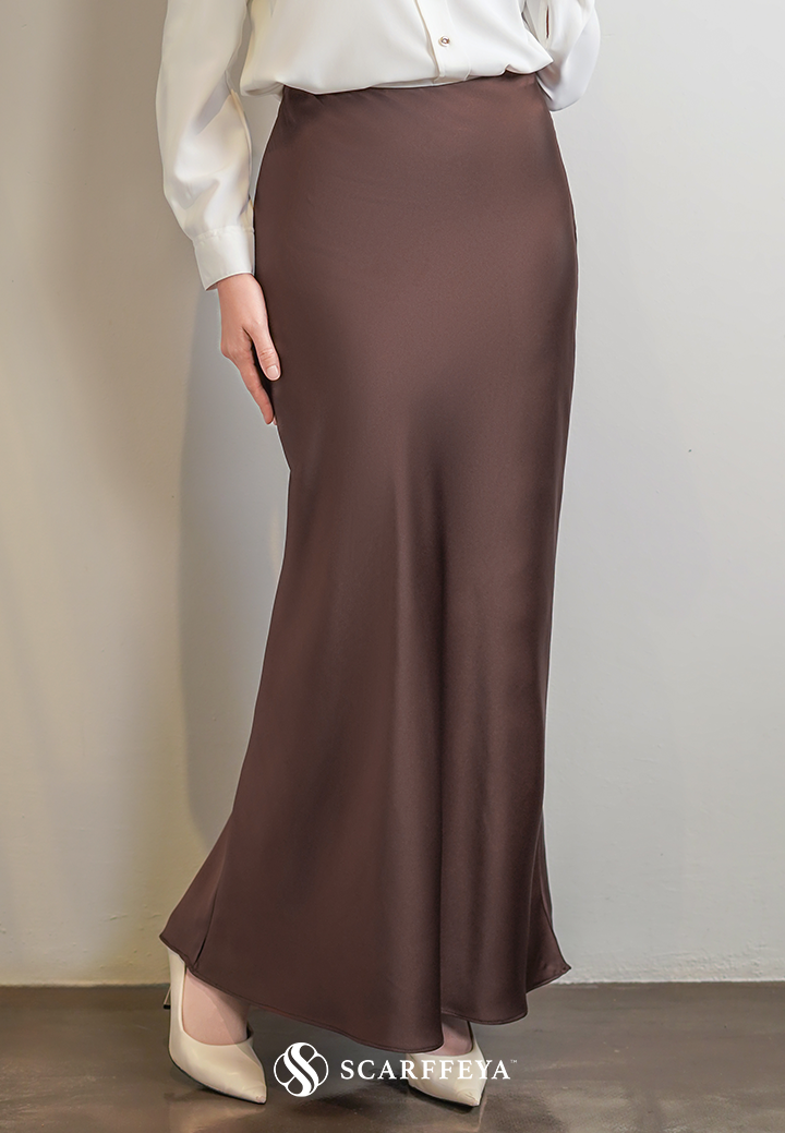 NELLY SKIRT (DARK CHOCOLATE)