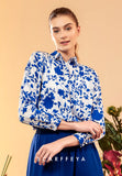 FIONA CASUAL SUIT (POPPY BLUE)