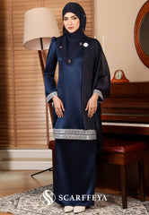 PIETRA KURUNG MODEN (NAVY BLUE)