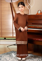 PIETRA KURUNG KIDS (DARK BROWN)