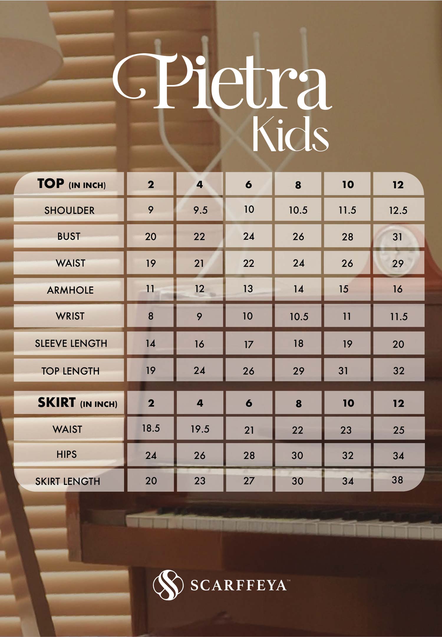 PIETRA KURUNG KIDS (MODERN BLACK)