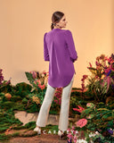LANA CASUAL BLOUSE (PURPLE ORCHID)