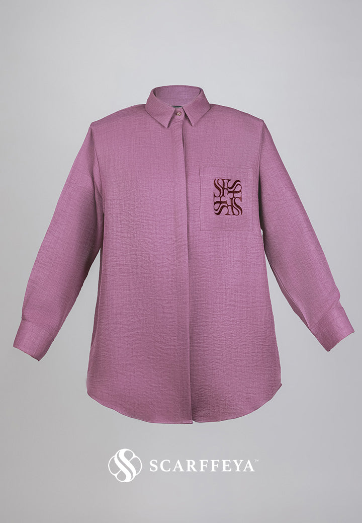 SHEA CASUAL BLOUSE (DUSTY PINK)