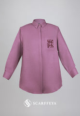 SHEA CASUAL BLOUSE (DUSTY PINK)