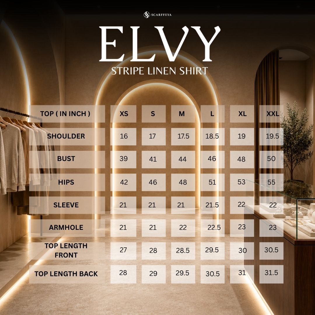 ELVY STRIPE LINEN SHIRT (COCOA BROWN)