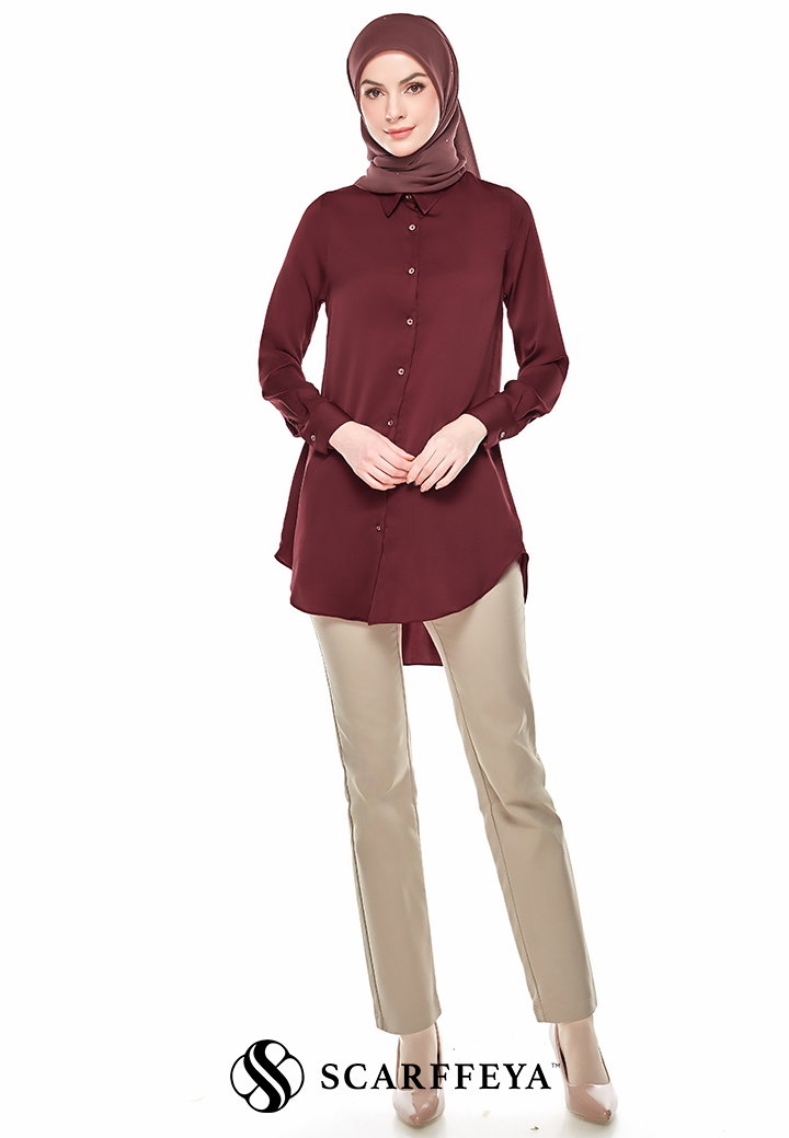 VERA BASIC RUBY MAROON