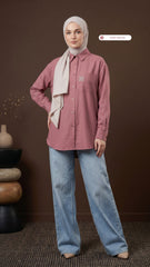 TARA CASUAL BLOUSE (ROSY MAUVE)