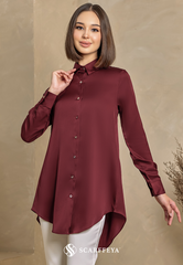 YARA BLOUSE (RUBY MAROON)