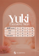 YUKI SKIRT (NAVY BLUE)
