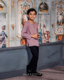 ZAYN MALEEQ KURTA KIDS (AMETHYST PURPLE)