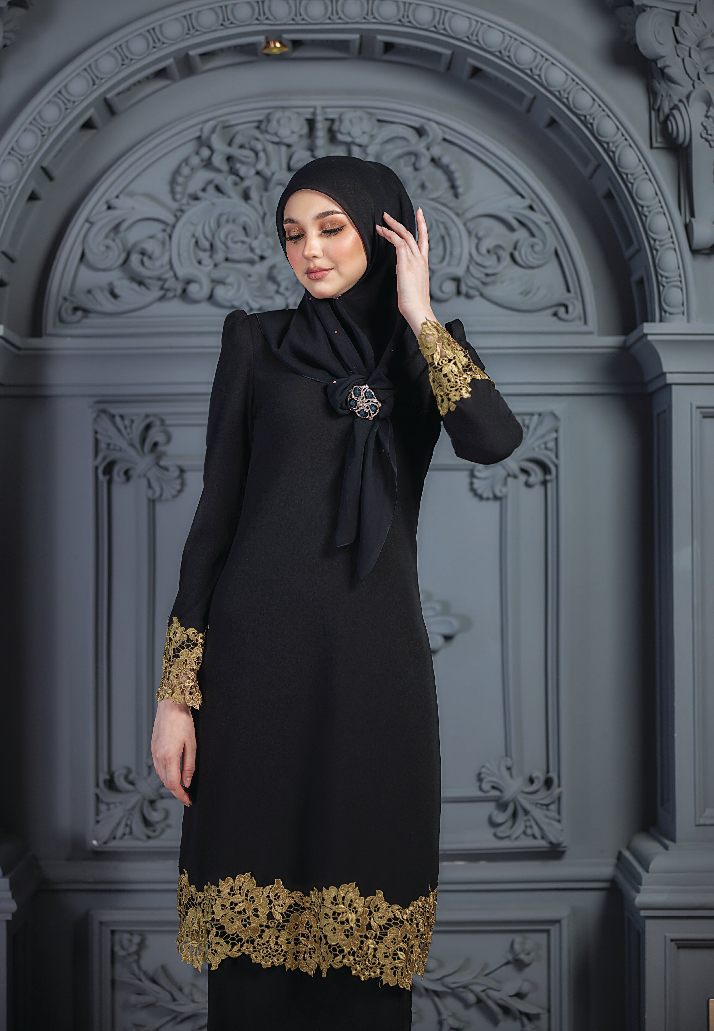 AINA LUTFYA RIAU KURUNG (RICH BLACK)