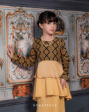 MAHKOTA RANIA PEPLUM (GOLD BROWN)