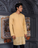 ZAYN MALEEQ KURTA (GOLD BROWN)